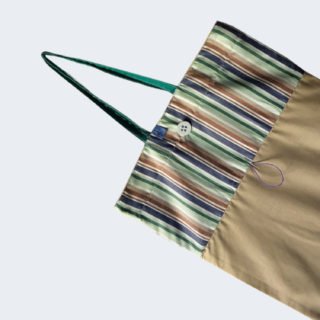 Reusable and foldable beige Purchase Bag