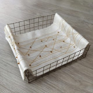 White bread basket